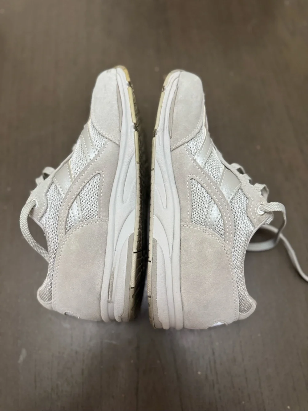 SAS Kids Neutral Gray Lace-Up Sneakers